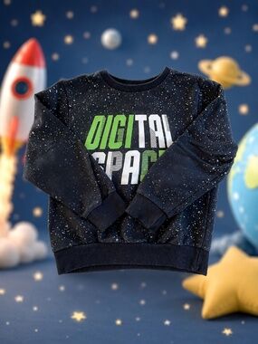 Kids "Digital Space" Sweatshirt – 5T Size  (116 cm)
